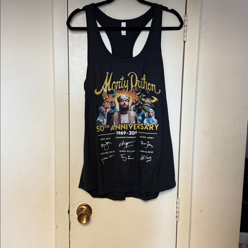 Monty Python 50th Anniversary Black Tank Top